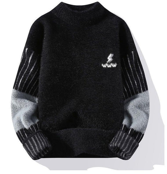 Heren Coltrui – Elegante trui van wol, slim fit voor casual en zakelijke stijl