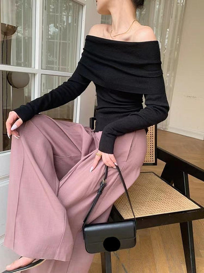 Schouderloze Trui Dames – Mode Trui zonder Mouwen, Casual en Chic