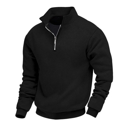 Pullover heren – Elegante pullover met halve rits, comfortabel en stijlvol