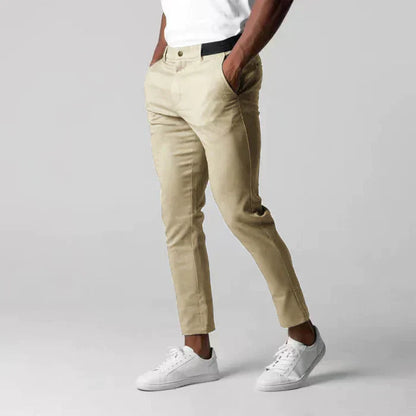 Rekbare Broeken Heren – Comfortabele Slim Fit Broeken voor Casual en Sportief Gebruik