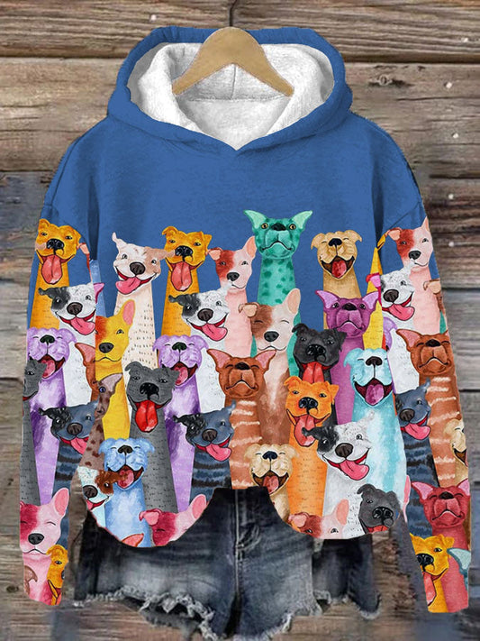 Hoodie Dames met Hondenprint – Comfortabele en Stijlvolle Dieren Hoodie