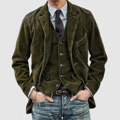 Blazer en Vest Set Heren – Stijlvolle Outfit voor Feest en Werk
