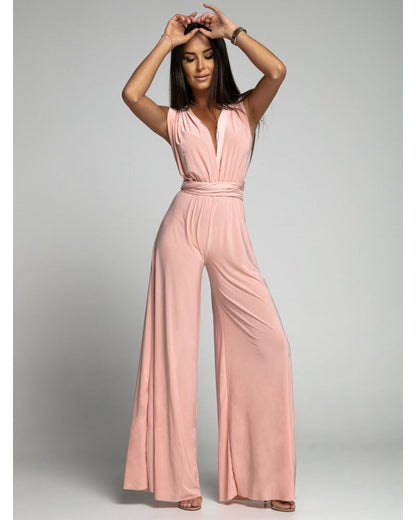 Mouwloze Jumpsuit Dames – Elegante jumpsuit zonder mouwen voor zomerfeest