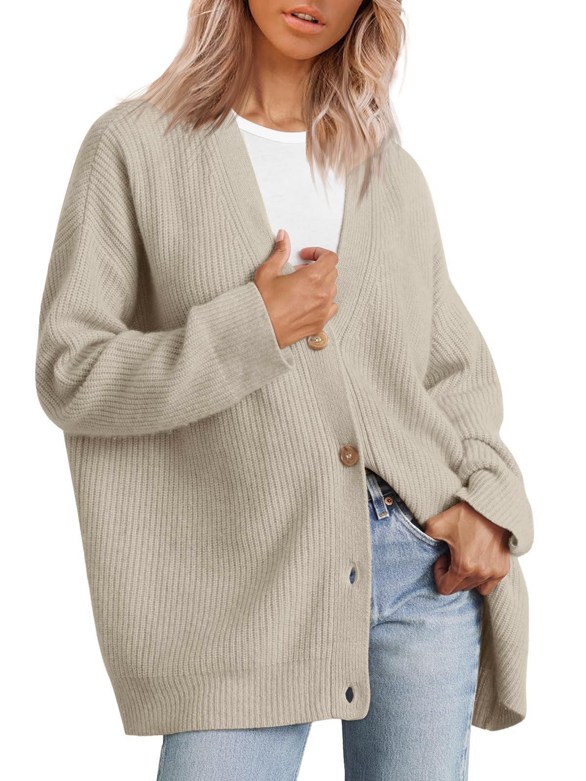 Dames vest met knoopsluiting – Stijlvol gebreid vest voor dames, casual en elegant