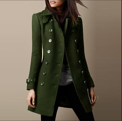 Trenchcoat Dames – Elegante lange jas van hoogwaardig materiaal voor elke gelegenheid