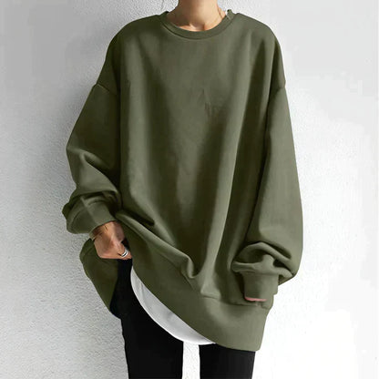 Oversized Trui Dames – Comfortabele Trui met Lange Mouwen en Zachte Stof