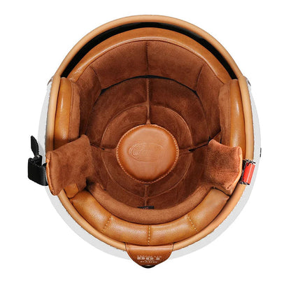 Open Face Helm ABS EPS Schuim Retro