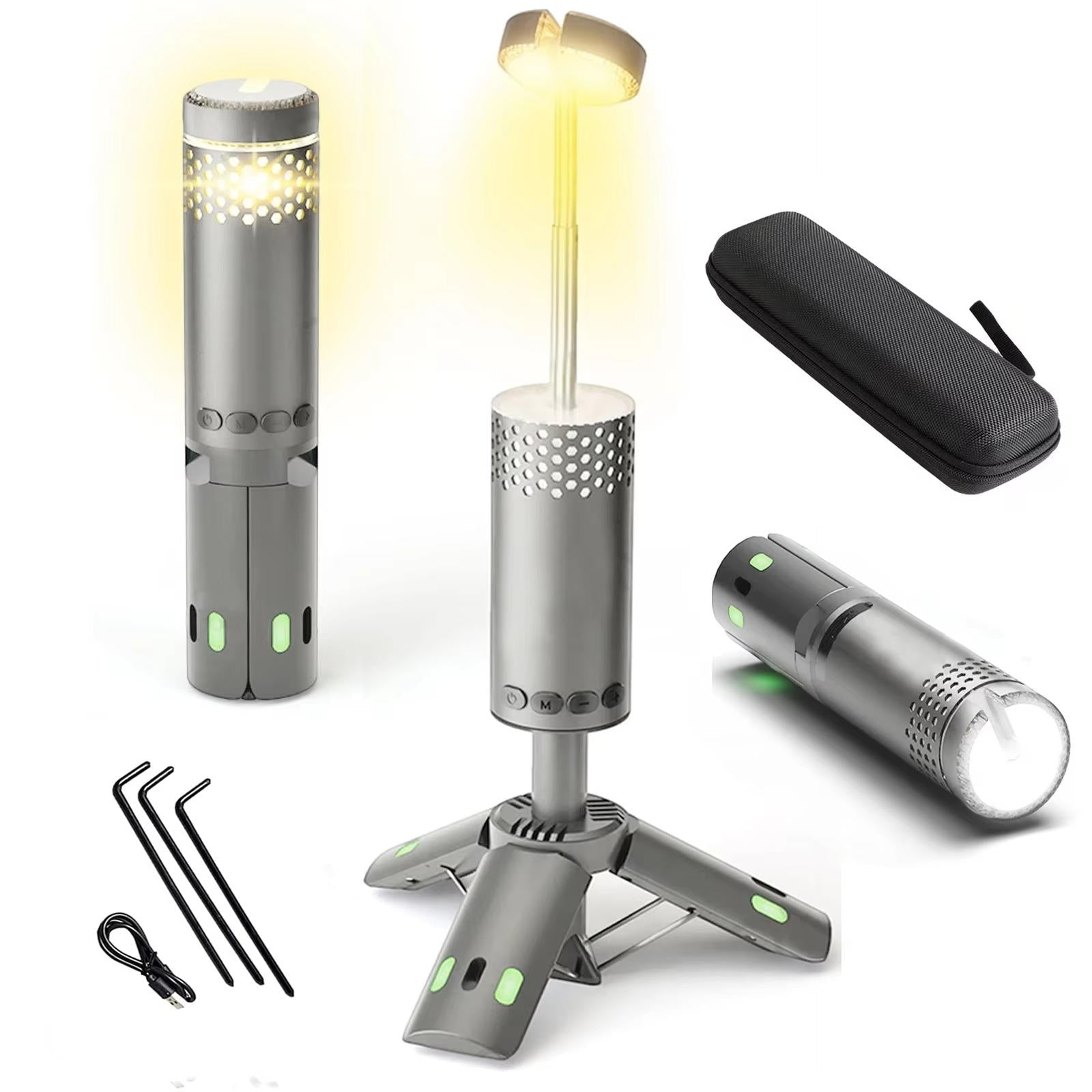 Oplaadbare Campinglamp LED Draagbaar Verlichtingsapparaat