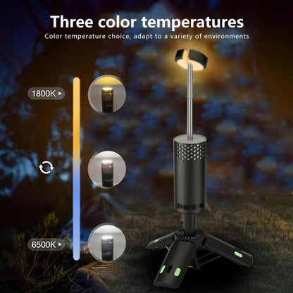 Oplaadbare Campinglamp LED Draagbaar Verlichtingsapparaat