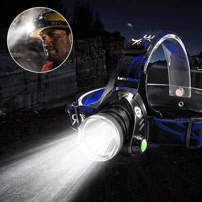 Oplaadbare LED Hoofdlamp 990000LM