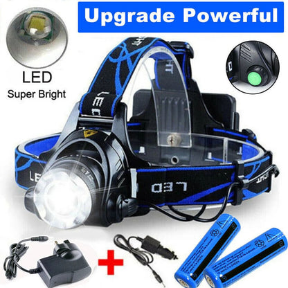 Oplaadbare LED Hoofdlamp 990000LM