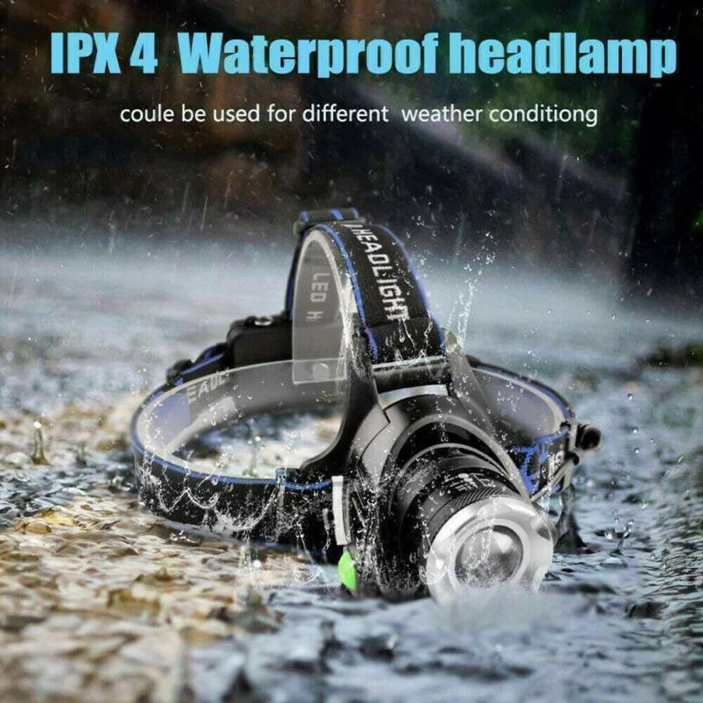 Oplaadbare LED Hoofdlamp 990000LM