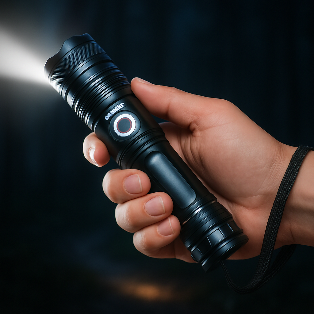 Oplaadbare LED Zaklamp Aluminium Zoom Zaklamp