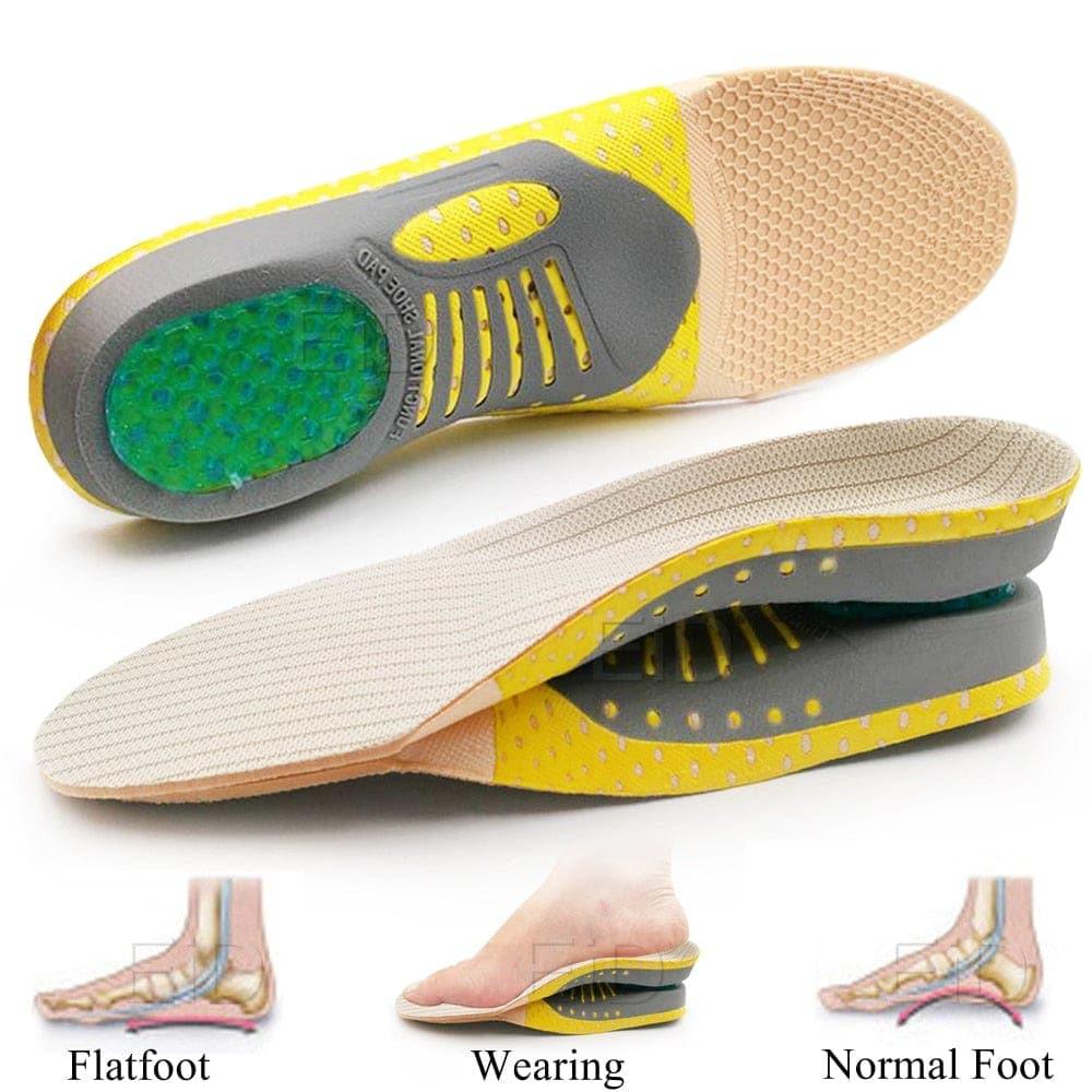 Orthopedische Gel Inlegzolen voor Plat Voet en Plantaire Fasciitis