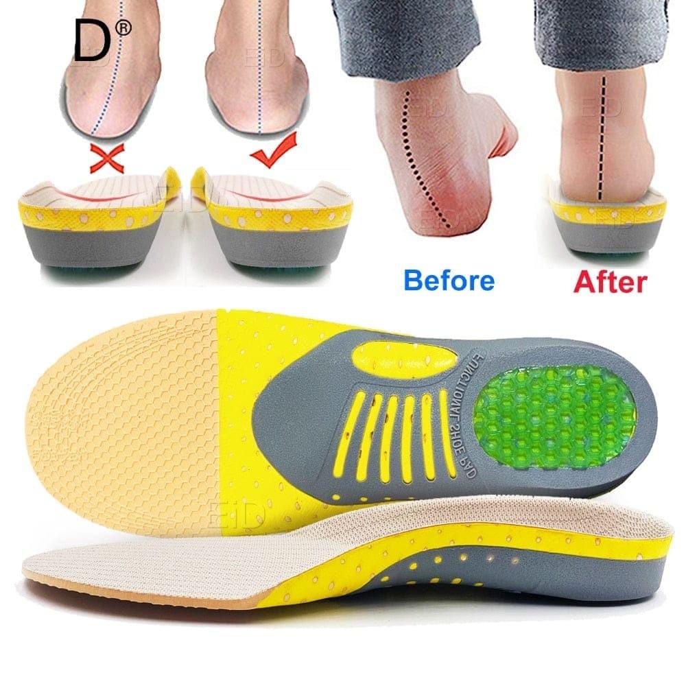 Orthopedische Gel Inlegzolen voor Plat Voet en Plantaire Fasciitis