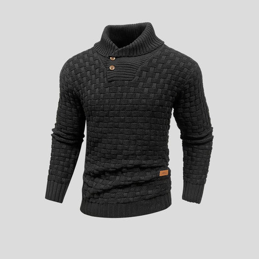 Knop-up-Pullover heren – Comfortabele trui met knopen en moderne pasvorm