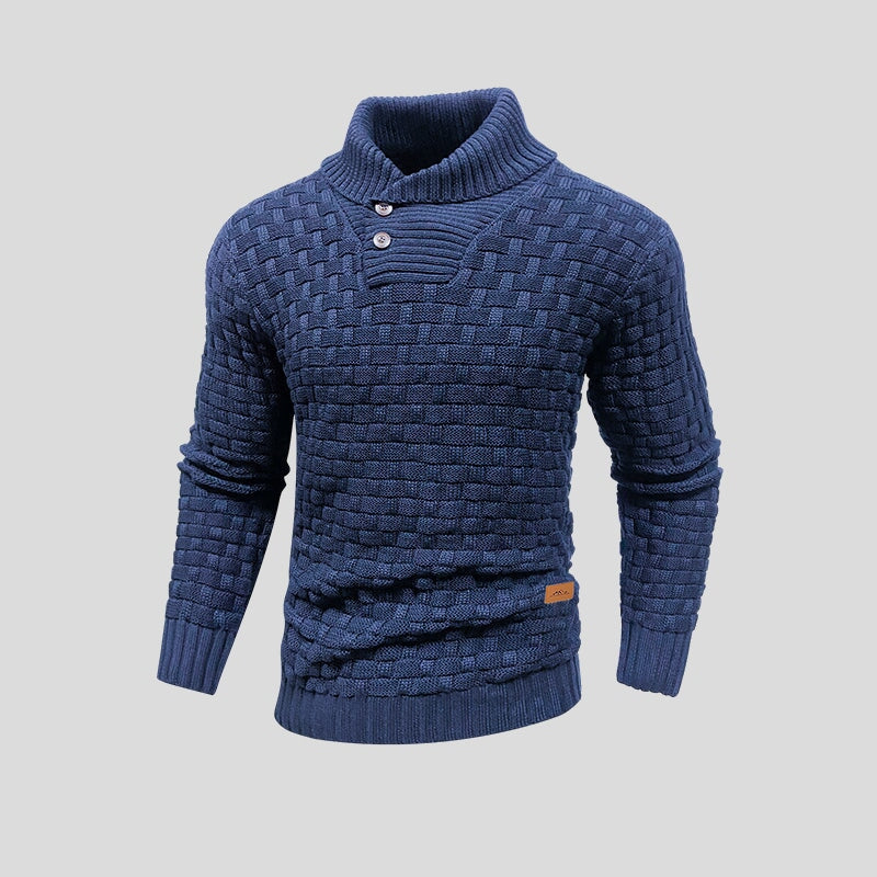 Knop-up-Pullover heren – Comfortabele trui met knopen en moderne pasvorm