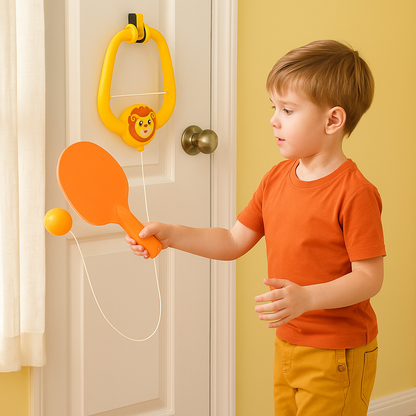 Paddle Bal Spel Binnenlandse Kinderen Deur