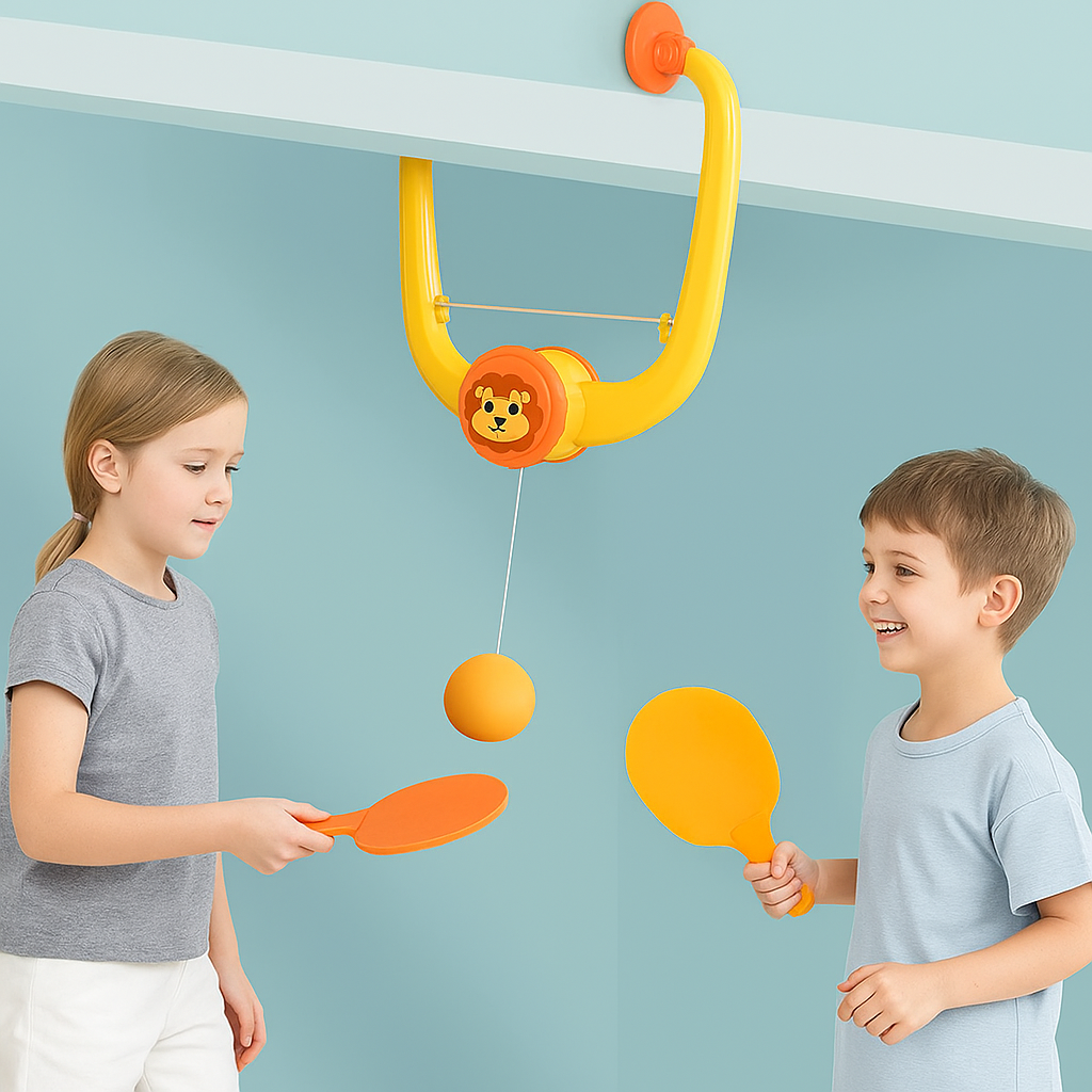 Paddle Bal Spel Binnenlandse Kinderen Deur