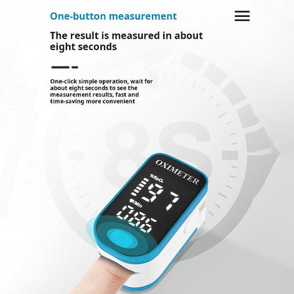 Pols Oximeter Vingertop Monitor Digitale Bloedzuurstofmeting TFT Scherm