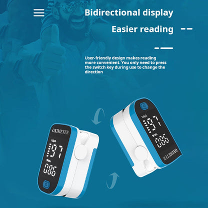 Pols Oximeter Vingertop Monitor Digitale Bloedzuurstofmeting TFT Scherm