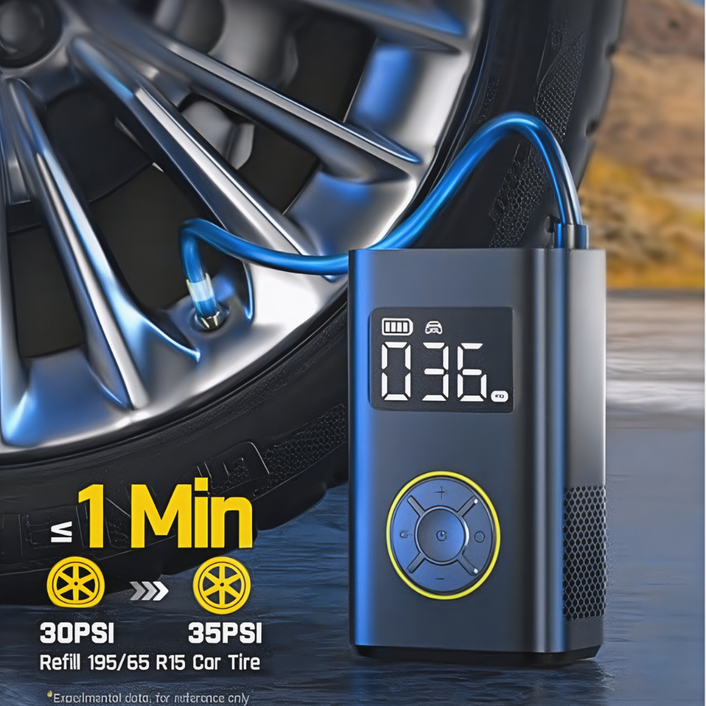 Luchtcompressor voor Auto en Fietsbanden Inflatie Set