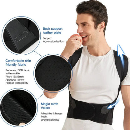 Posture Corrector Belt Rugsteun Beugel Wervelkolom Correctie
