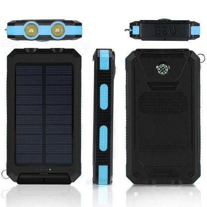 Powerbank 500000mAh Waterdicht Zonne-oplader Extern