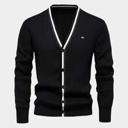 Heren vest met knoopsluiting – Stijlvol gebreid vest voor casual en formele gelegenheden