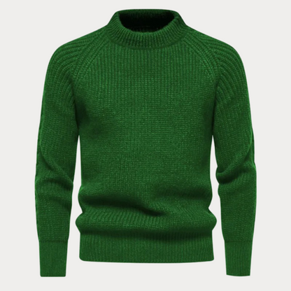 Casual Trui Heren - Ronde Hals Trui van Katoen voor Comfortabele Look