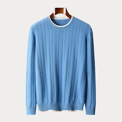 Heren Trui Ronde Hals – Comfortabele Gebreide Trui voor Casual en Sportief Gebruik