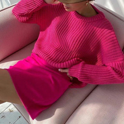 Dames Pullover Grote Maten – Comfortabele Ronde Hals Trui voor Elke Gelegenheid