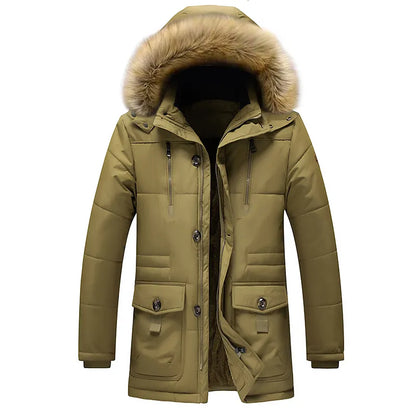 Heren Parka – Waterdichte parka met meerdere zakken en warme voering