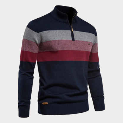 Patchwork-Pullover heren – Comfortabele trui met unieke ontwerpen voor casual stijl