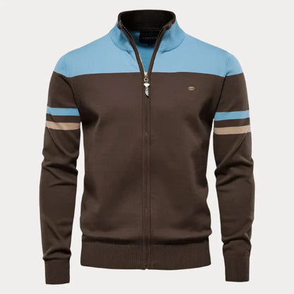 Heren cardigan rits – Comfortabele gebreide cardigan voor casual en formele looks