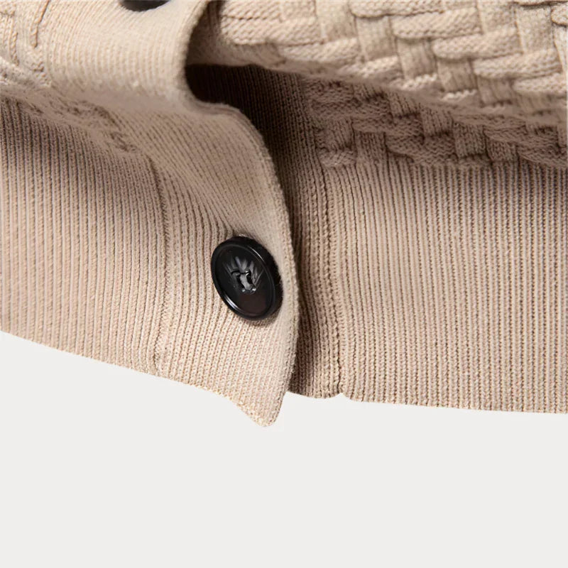 Heren Cardigan V-hals – Stijlvolle gebreide cardigan met knopen voor casual look