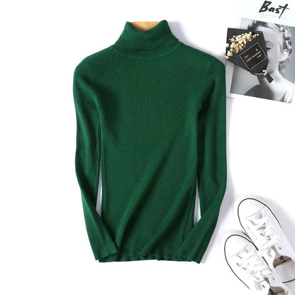 Rollkragenpullover dames – Comfortabele trui met boorden voor casual stijl