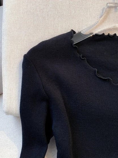 Trui voor dames – Strik en knoop detail, stijlvolle en comfortabele trui