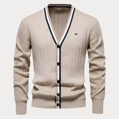 Heren vest met knoopsluiting – Stijlvol gebreid vest voor casual en formele gelegenheden