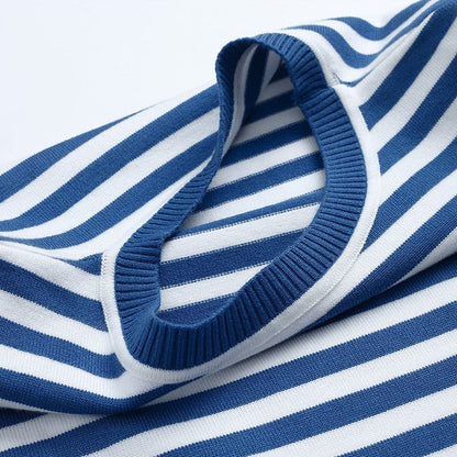 Gestreept dames top – Langarmige blouse met trendy strepen voor casual stijl