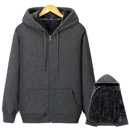 Heren Hoodie Casual – Zip-Up Sweatshirt voor Comfortabele Dagelijkse Stijl