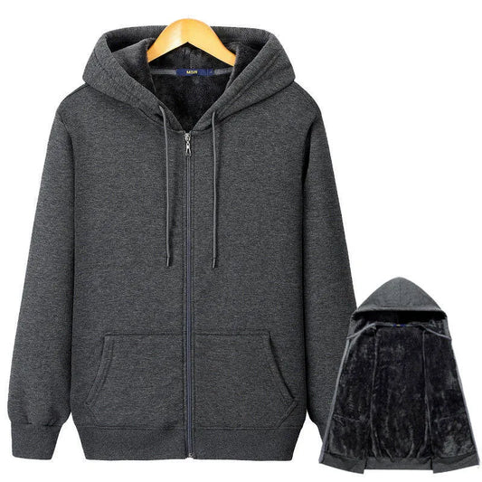 Heren Hoodie Casual – Zip-Up Sweatshirt voor Comfortabele Dagelijkse Stijl