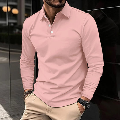 Polo Heren Lange Mouwen – Elegante Comfortabele Polo voor Moderne Stijl