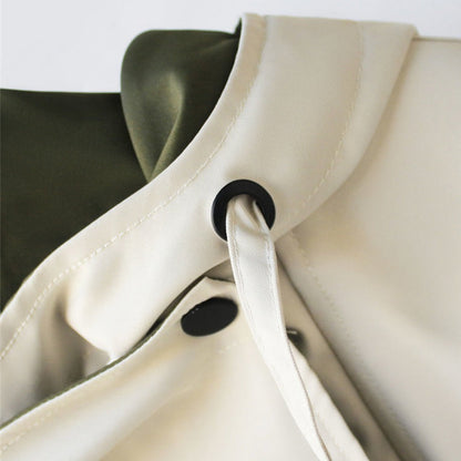Trenchcoat dames – Elegante lange jas van hoogwaardige stof voor herfst en winter