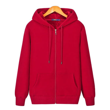 Heren Hoodie Casual – Zip-Up Sweatshirt voor Comfortabele Dagelijkse Stijl