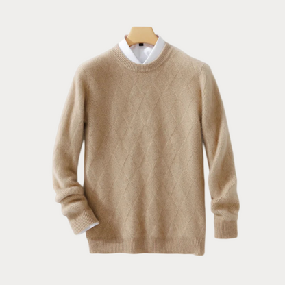 Heren Trui Ronde Hals – Comfortabele Trui van Katoen voor Casual Stijl