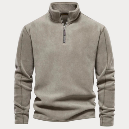 Stehkragen Pullover heren – Comfortabele trui met halvem rits en stijlvol design