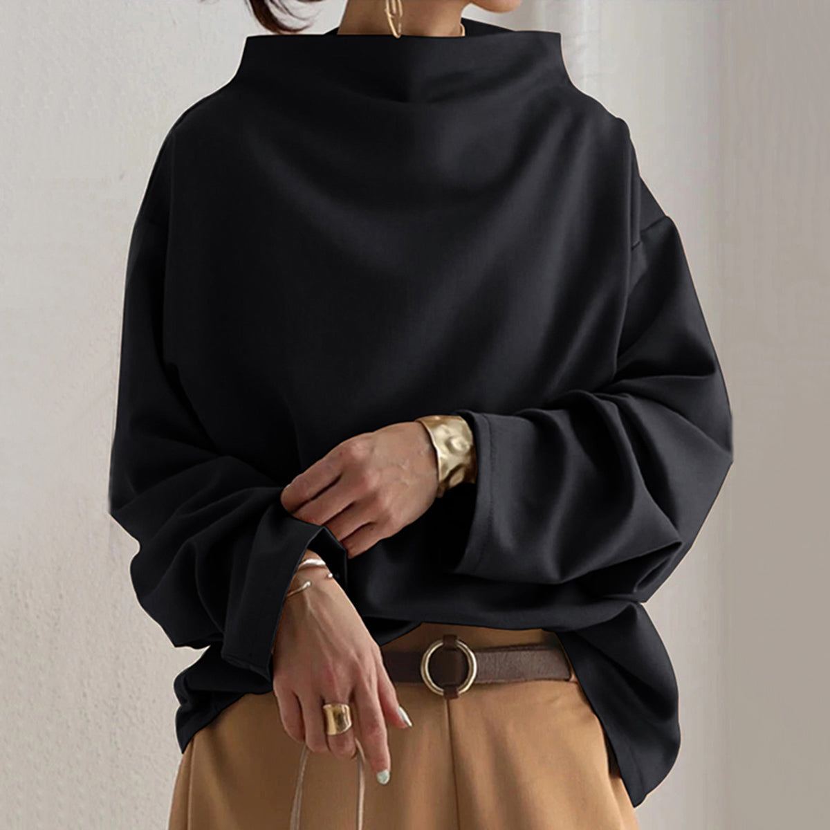 Vleermuismouwen pullover dames – Comfortabele trui met trendy design