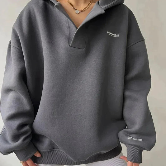 Oversized V-hals Trui Dames – Comfortabele Trui voor Casual en Feestelijke Gelegenheden