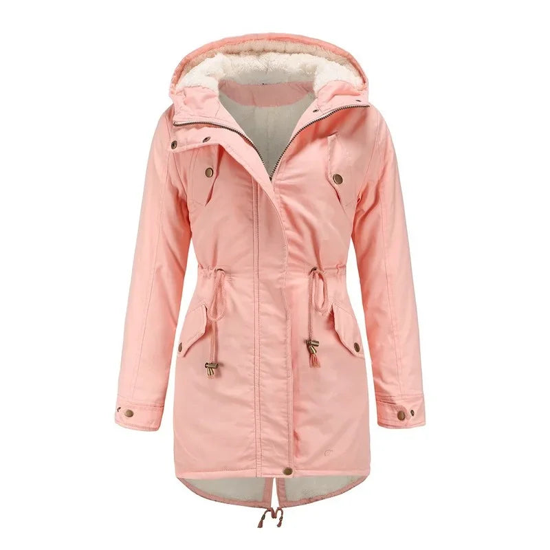 Parka voor Dames – Waterdichte damesparka met warme voering en capuchon